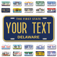Personalize Car License Plates From All 50 USA States - 12"x6" - Ideal for Cars, Trucks and more