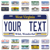Personalize Car License Plates From All 50 USA States - 12"x6" - Ideal for Cars, Trucks and more