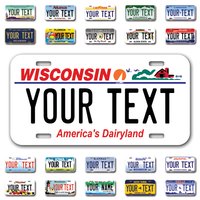 Personalize Car License Plates From All 50 USA States - 12"x6" - Ideal for Cars, Trucks and more