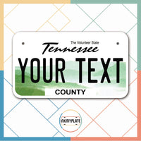 Inkmyplate - Personalized TENNESSEE License Plate for Cars, Trucks, Motorcycles, Bicycles and Vinyl Stickers - InkMyPlate