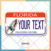 Inkmyplate - Personalized FLORIDA CHALLENGER License Plate for Cars, Trucks, Motorcycles, Bicycles and Vinyl Stickers - InkMyPlate