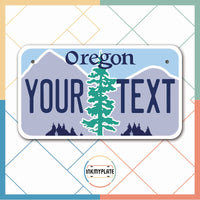 Inkmyplate - Personalized OREGON License Plate for Cars, Trucks, Motorcycles, Bicycles and Vinyl Stickers - InkMyPlate