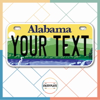 Inkmyplate - Personalized ALABAMA License Plate for Cars, Trucks, Motorcycles, Bicycles - InkMyPlate