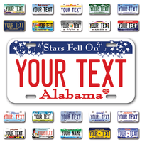 Personalize Car License Plates From All 50 USA States - 12"x6" - Ideal for Cars, Trucks and more