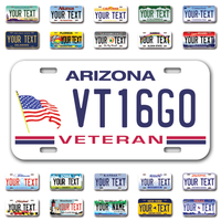 Personalize Car License Plates From All 50 USA States - 12"x6" - Ideal for Cars, Trucks and more