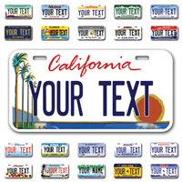 Personalize Car License Plates From All 50 USA States - 12"x6" - Ideal for Cars, Trucks and more