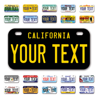 Personalize Bicycle License Plates from All 50 USA States - 6"x3" - Ideal for Bicycles, Tricycles, Wheelchairs, Toy Cars, Kids Cars and more