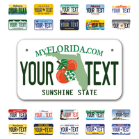 Personalize Motorcycle License Plates from All 50 USA States - 7"x4" - Ideal for Motorcycles, Mopeds, Wheelchairs, ATVs, Snowmobiles and more