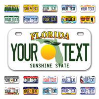 Personalize Bicycle License Plates from All 50 USA States - 6"x3" - Ideal for Bicycles, Tricycles, Wheelchairs, Toy Cars, Kids Cars and more