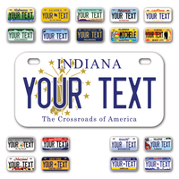 Personalize Bicycle License Plates from All 50 USA States - 6"x3" - Ideal for Bicycles, Tricycles, Wheelchairs, Toy Cars, Kids Cars and more