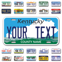 Personalize Car License Plates From All 50 USA States - 12"x6" - Ideal for Cars, Trucks and more