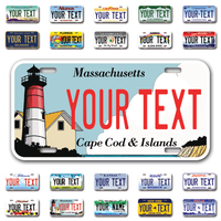 Personalize Car License Plates From All 50 USA States - 12"x6" - Ideal for Cars, Trucks and more