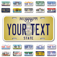 Personalize Car License Plates From All 50 USA States - 12"x6" - Ideal for Cars, Trucks and more