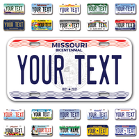 Personalize Car License Plates From All 50 USA States - 12"x6" - Ideal for Cars, Trucks and more