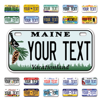 Personalize Bicycle License Plates from All 50 USA States - 6"x3" - Ideal for Bicycles, Tricycles, Wheelchairs, Toy Cars, Kids Cars and more