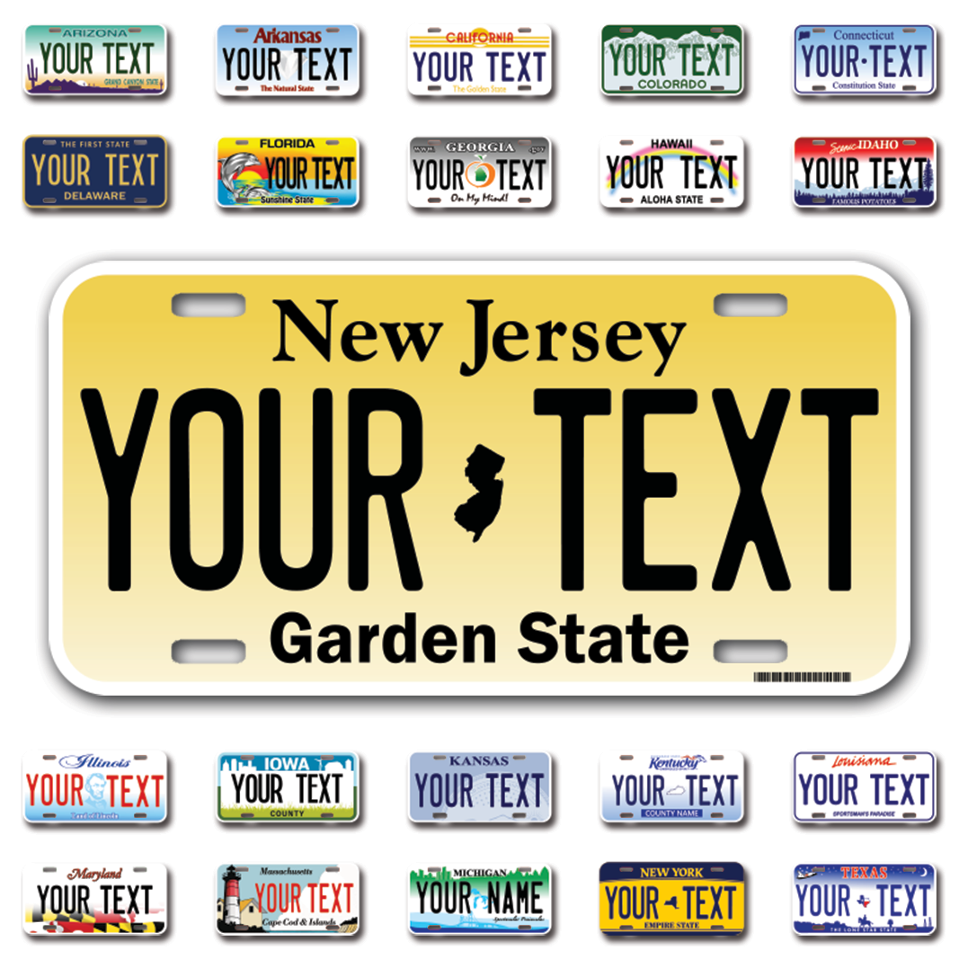 State license clearance plates