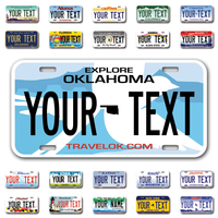 Personalize Car License Plates From All 50 USA States - 12"x6" - Ideal for Cars, Trucks and more