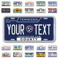 Personalize Car License Plates From All 50 USA States - 12"x6" - Ideal for Cars, Trucks and more