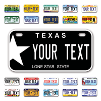 Personalize License Plates Vinyl Stickers From All 50 USA States - 6"x3" - Ideal for Toy Cars - Electric Kids Cars and more