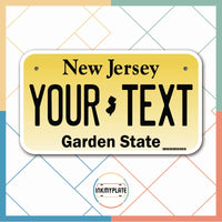  InkMyPlate Personalized New Jersey Small License Plate